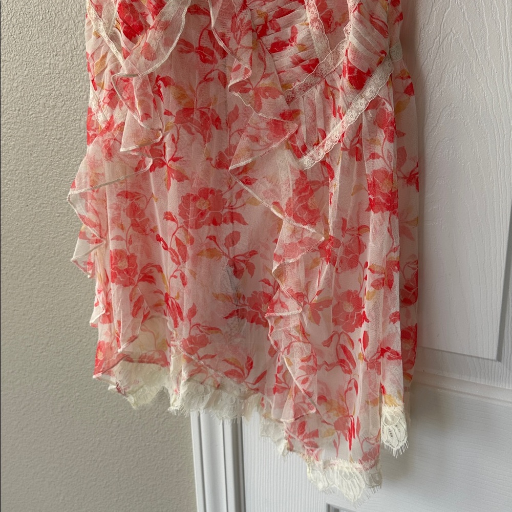 NWT Free People Intimately Ivie Tunic in ivory combo - Picture 6 of 9